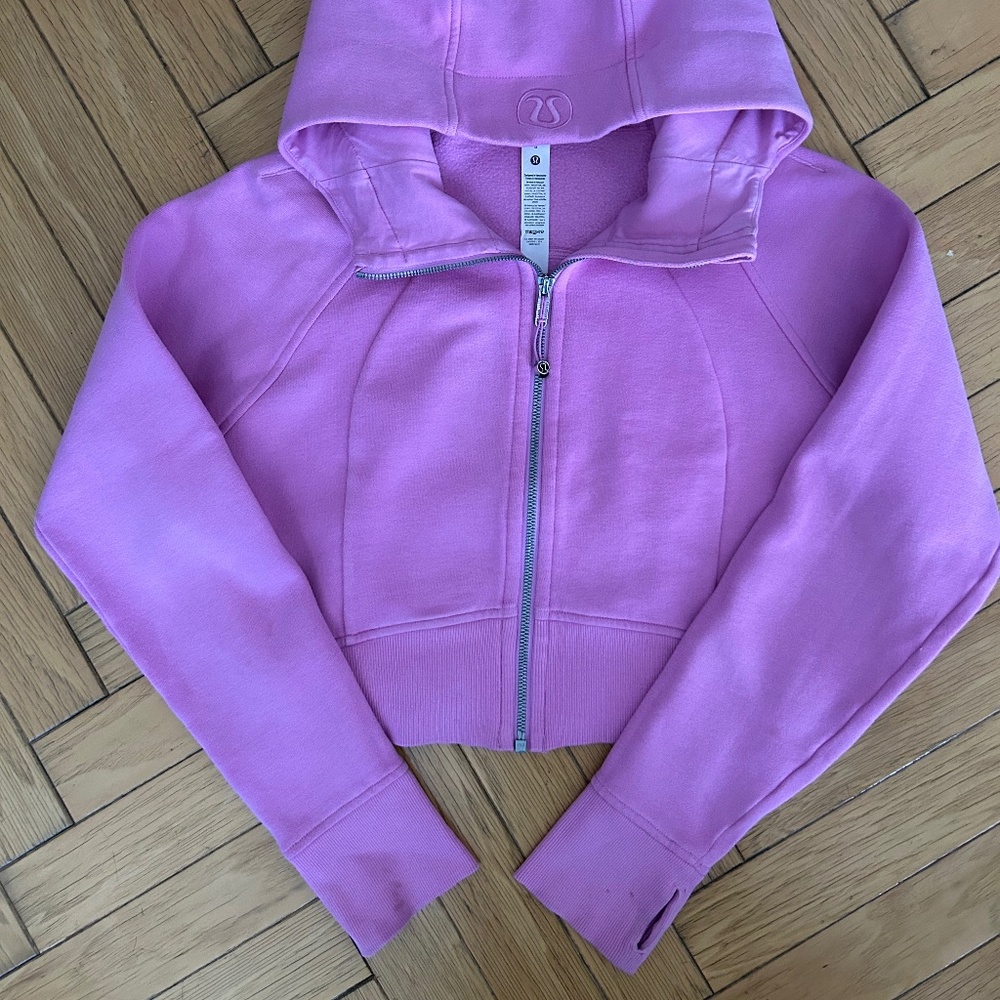 Lululemon Scuba Full-Zip Cropped Hoodie